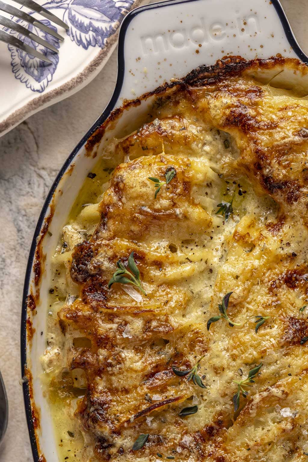 hasselback potato gratin