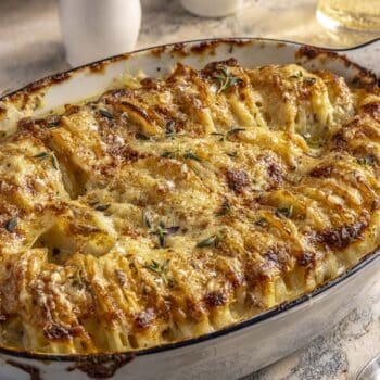hasselback potato gratin