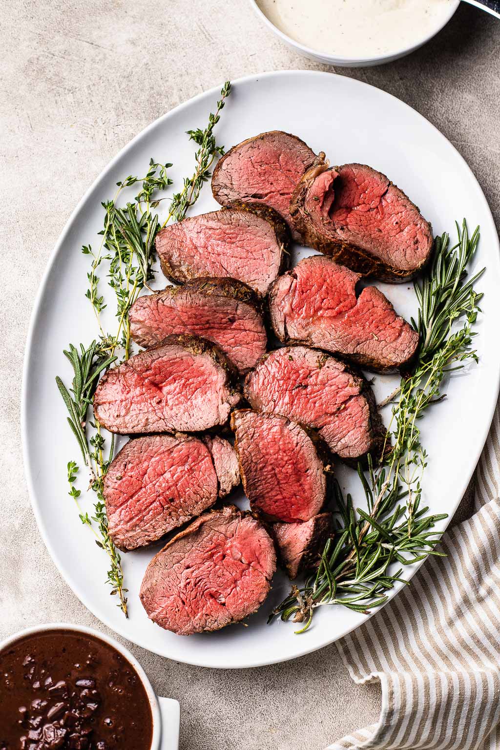 Herb Roasted beef tenderloin