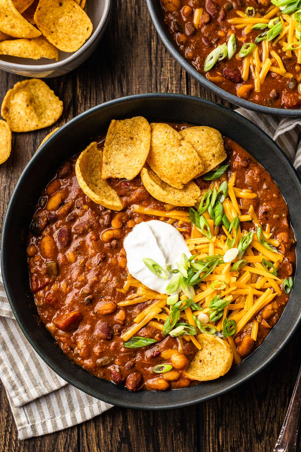 5-bean vegetarian chili