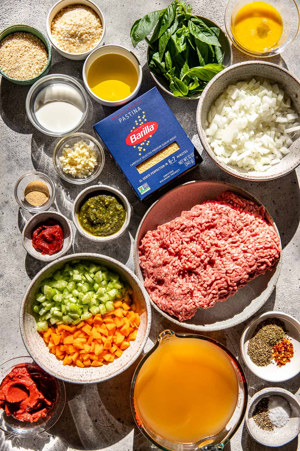 Italian Meatball Soup Ingredients