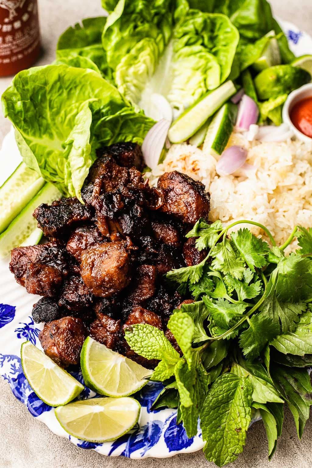 pork lettuce wraps