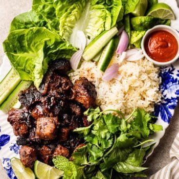 Caramelized Pork Lettuce Wraps