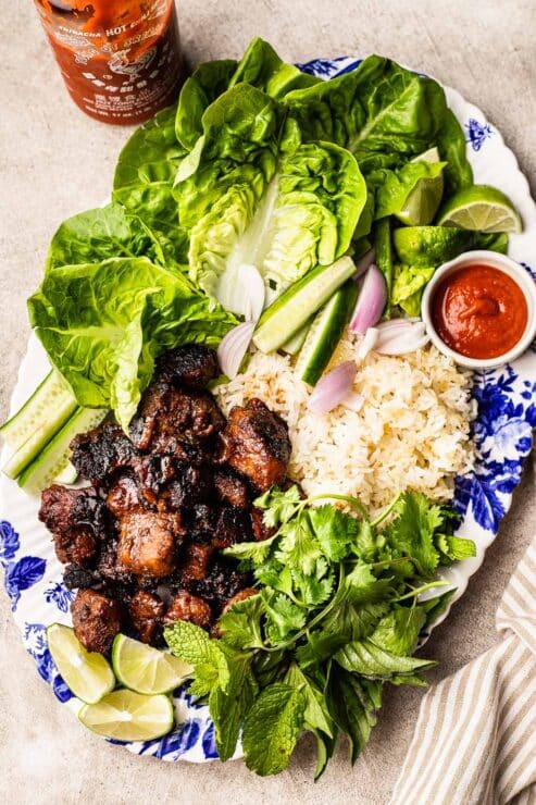 pork lettuce wraps