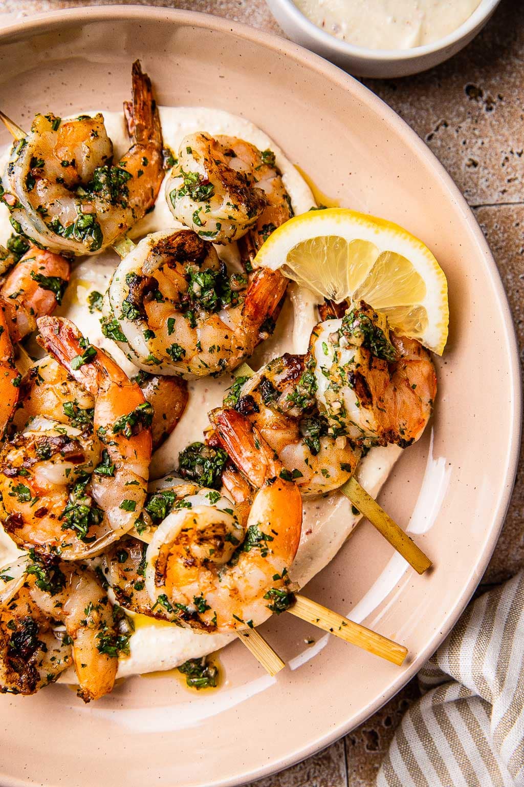 grilled chimichurri shrimp