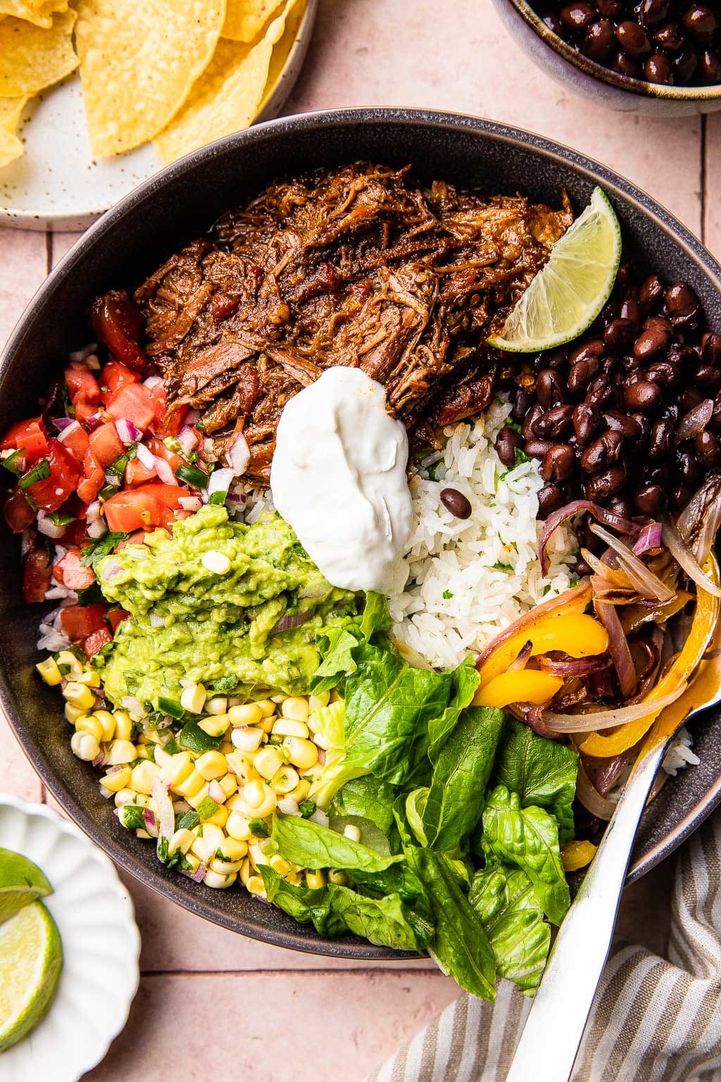 chipotle beef burrito bowls