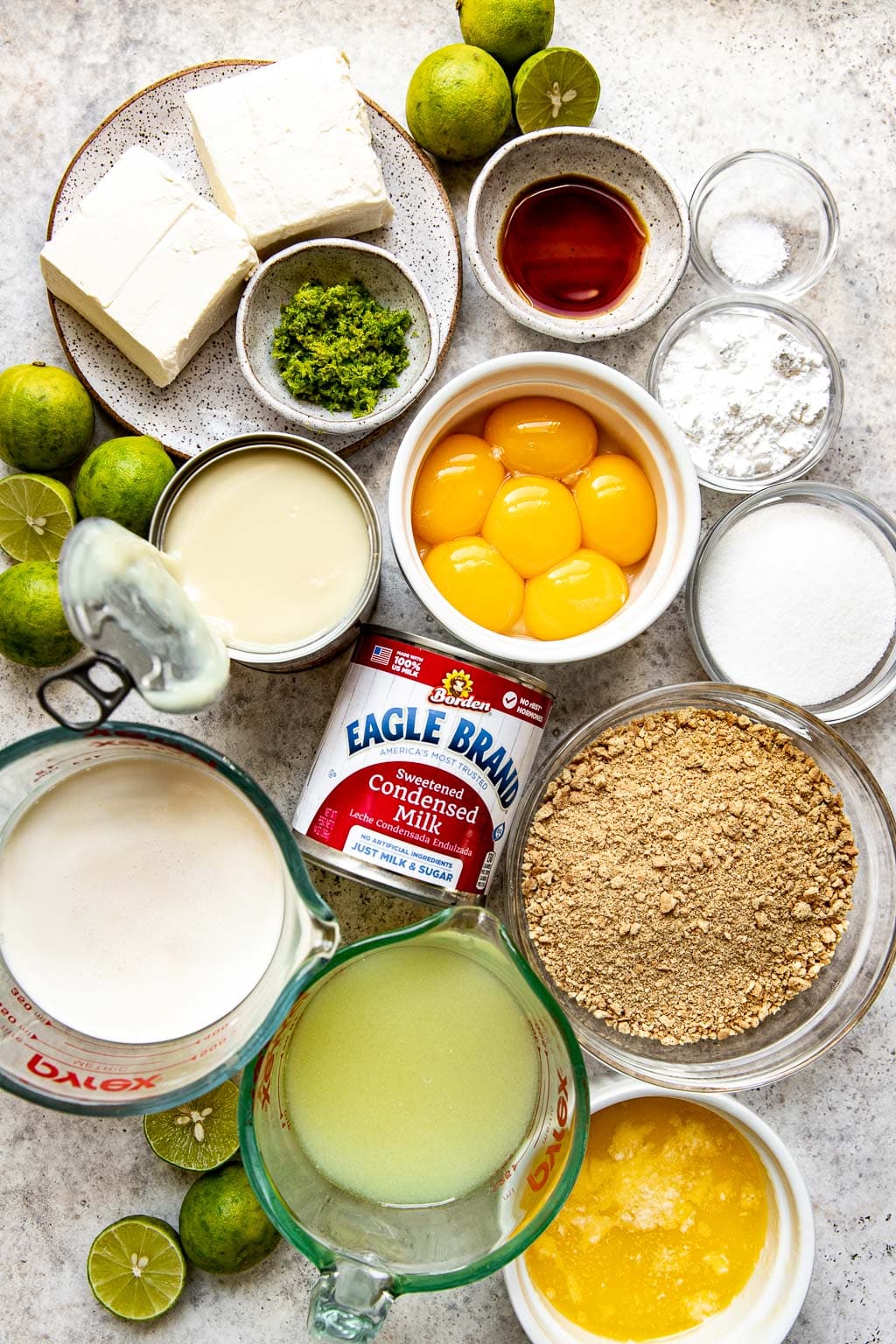 key lime pie bars ingredients