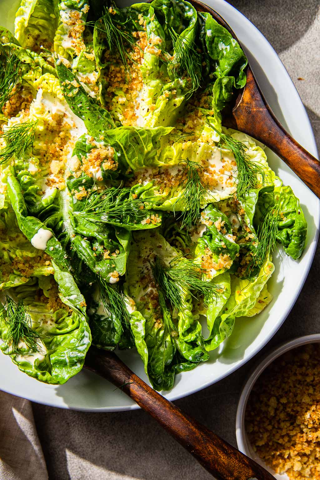 little gem caesar salad