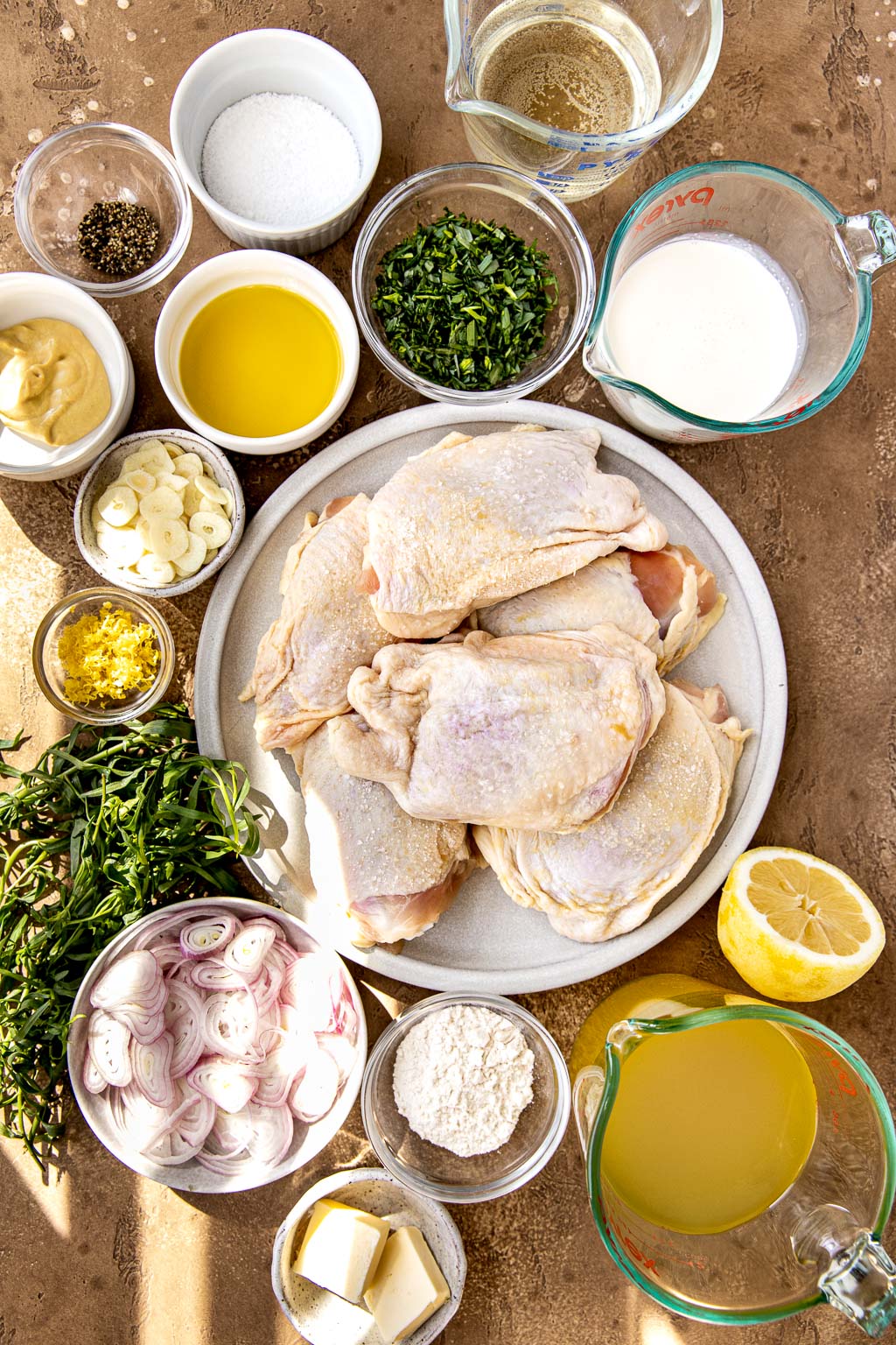 Creamy Tarragon Chicken Ingredients