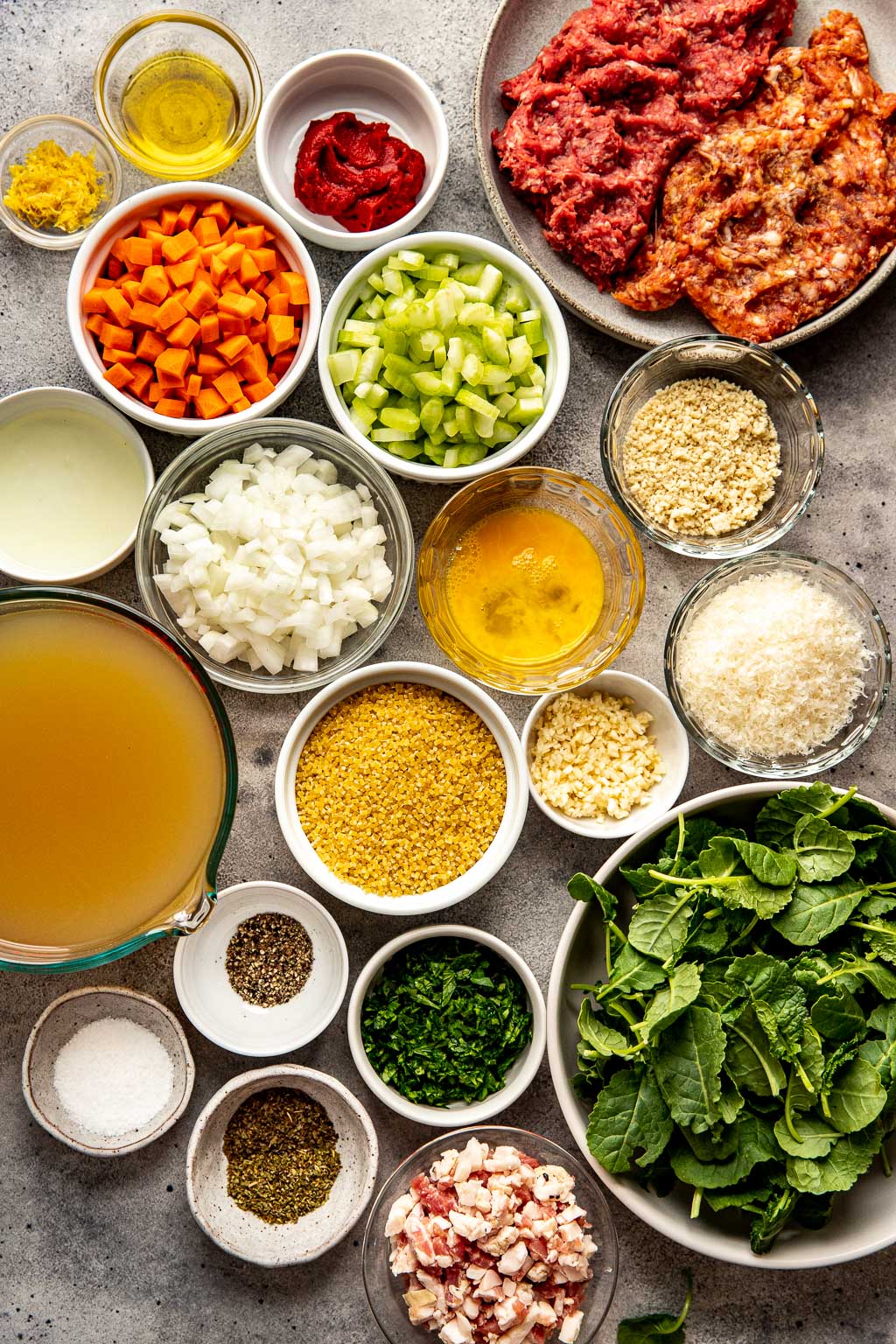 Italian Wedding Soup ingredients