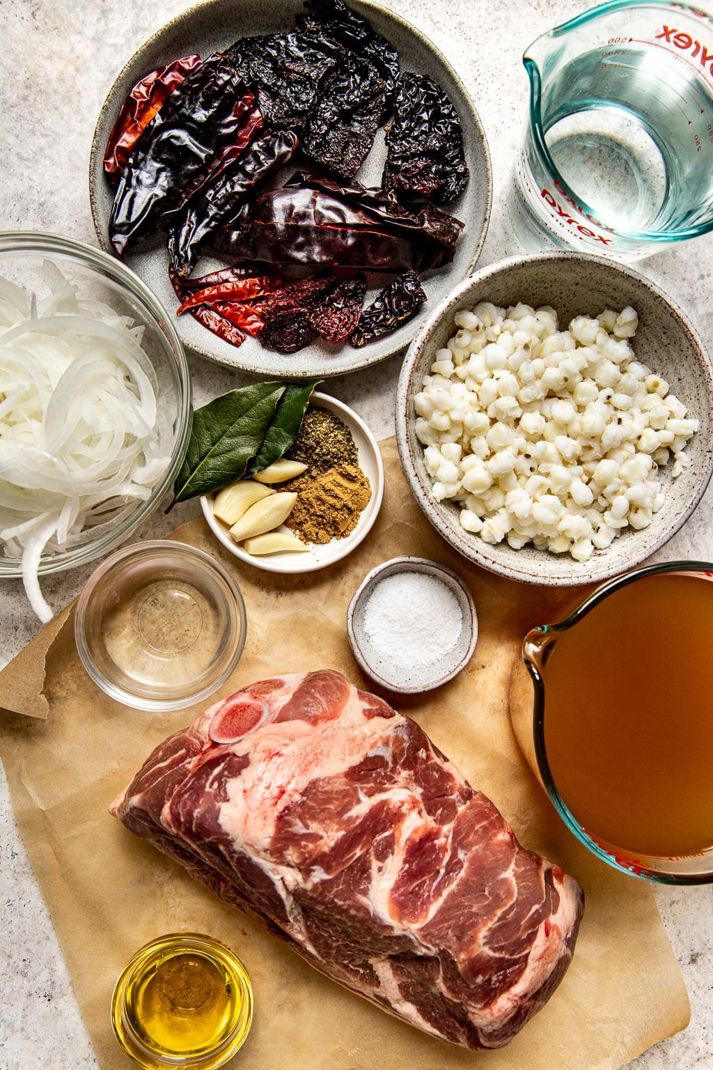 pork pozole rojo ingredients