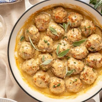 Thanksgiving turkey meatballs