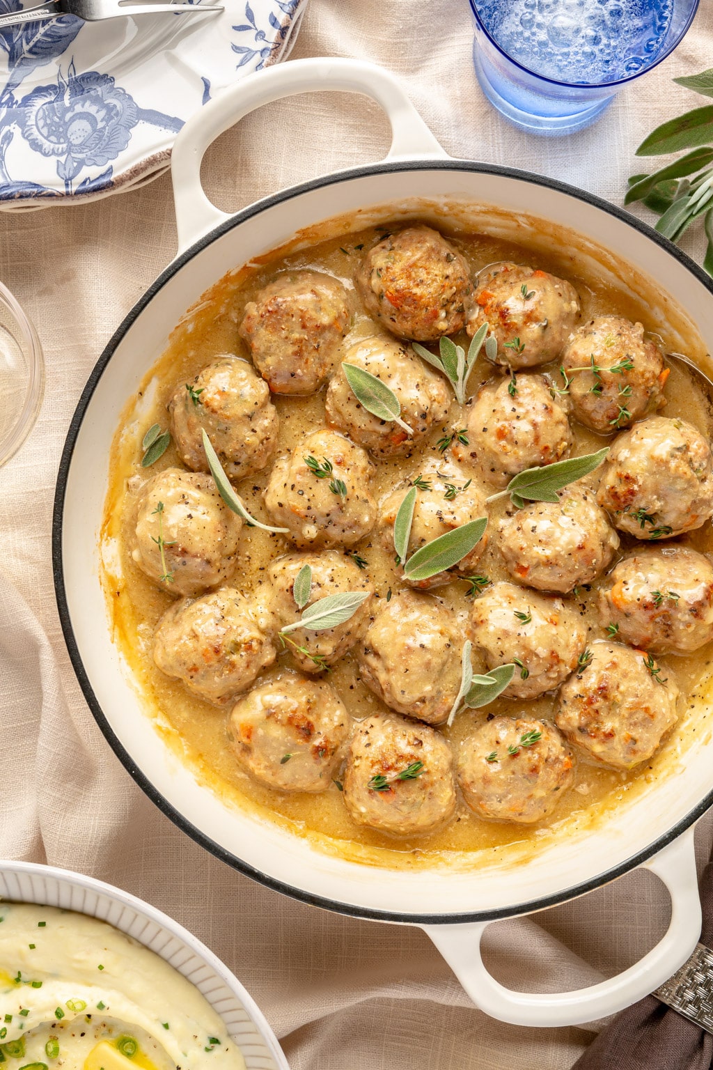 Thanksgiving turkey meatballs