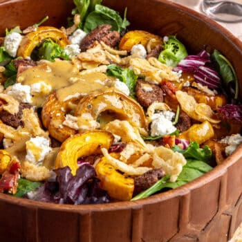 roasted delicata squash salad
