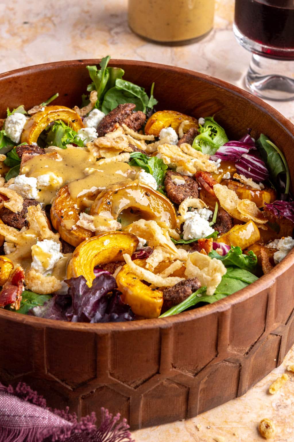roasted delicata squash salad