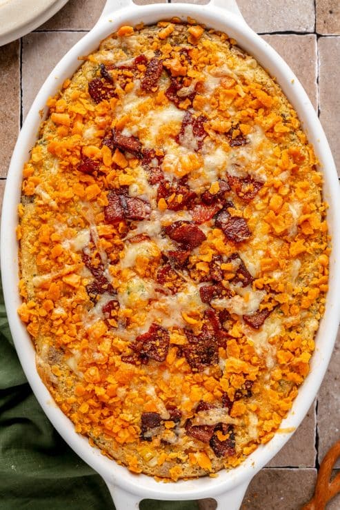 Loaded corn casserole