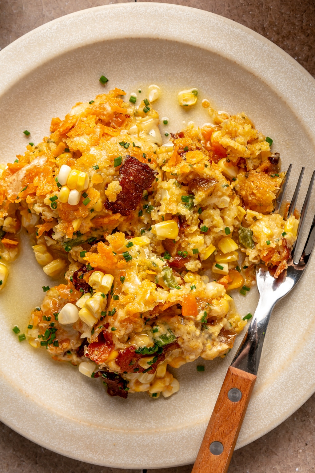 loaded corn casserole