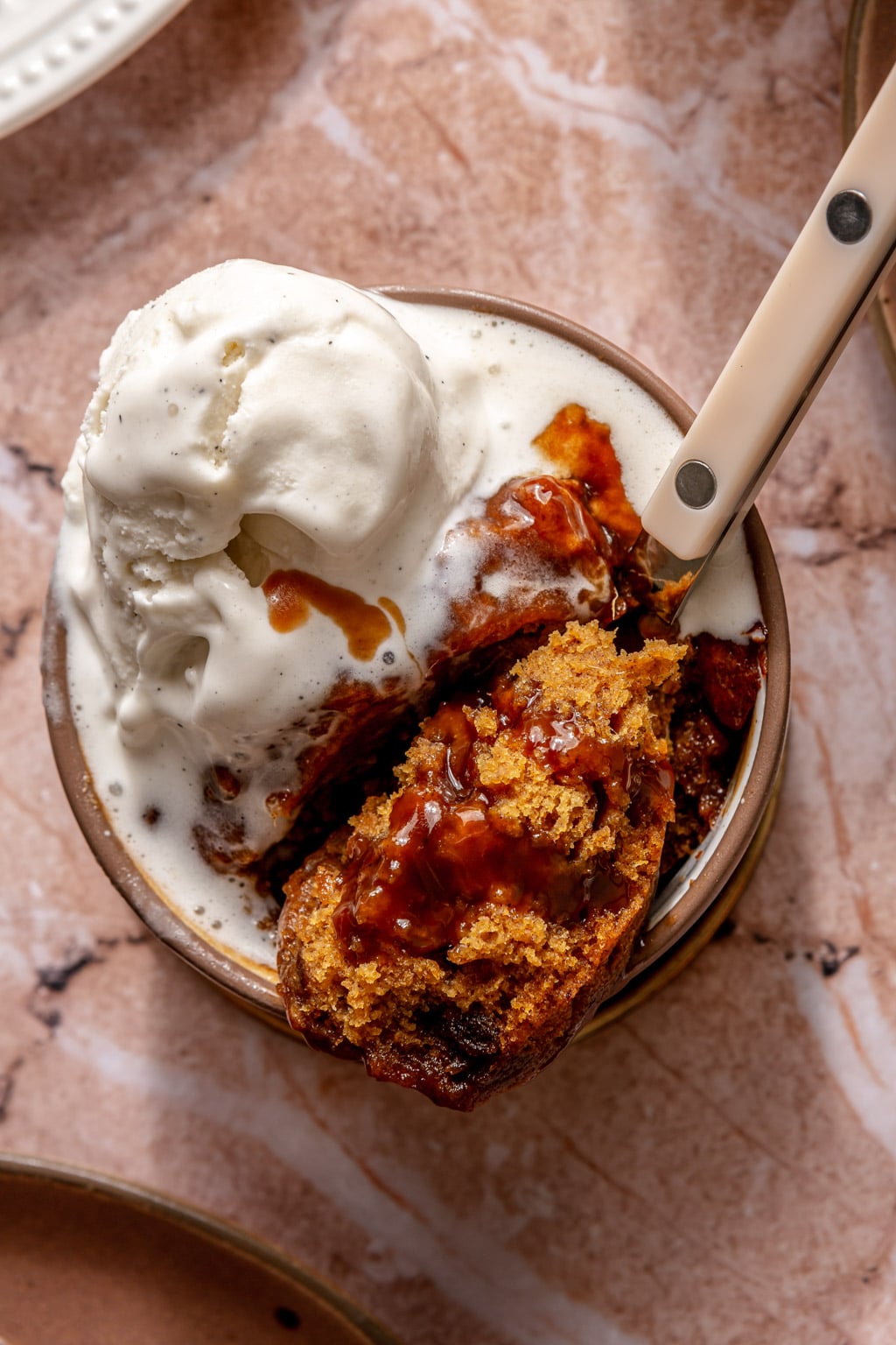 sticky toffee pumpkin puddings