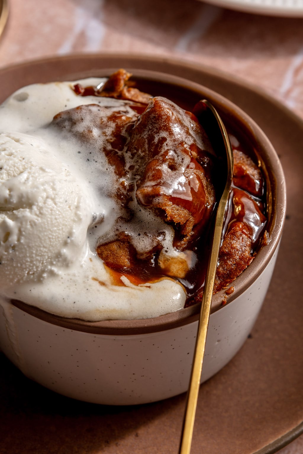 sticky toffee pumpkin puddings