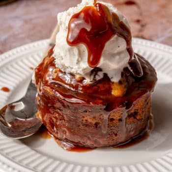 sticky toffee pumpkin puddings