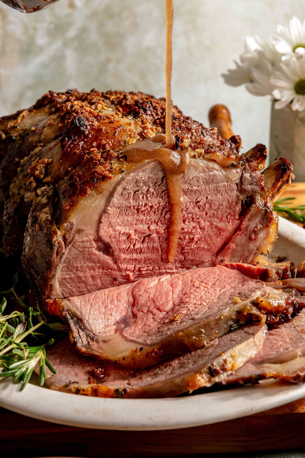herb crusted prime rib