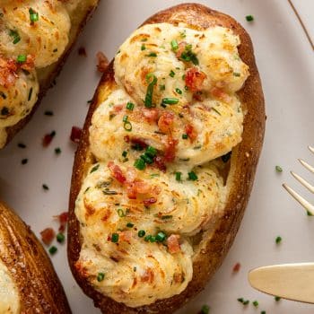 loaded twice baked potatoes