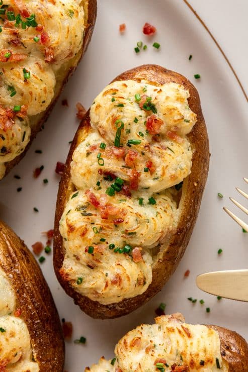 loaded twice baked potatoes