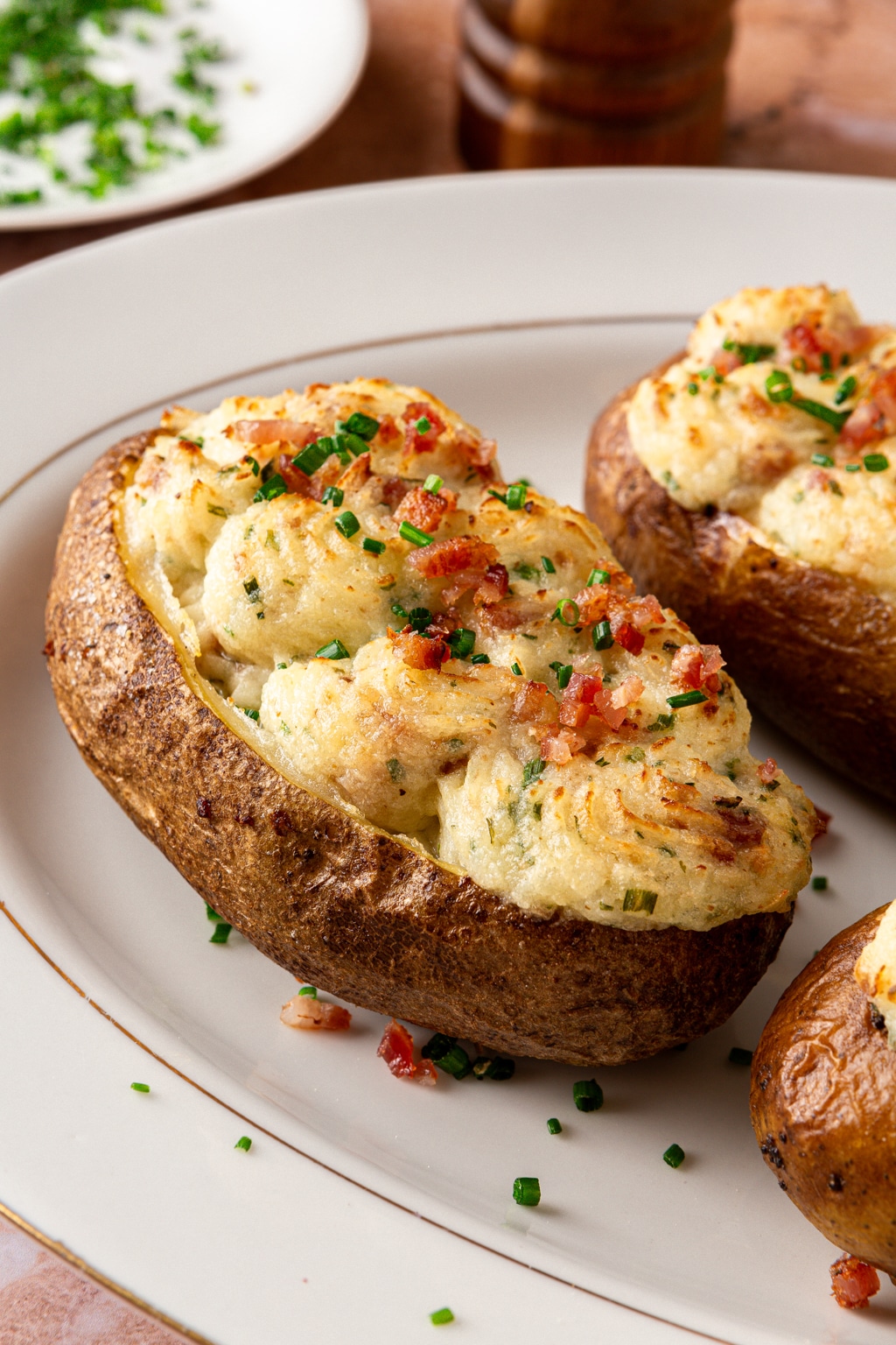 loaded twice baked potatoes
