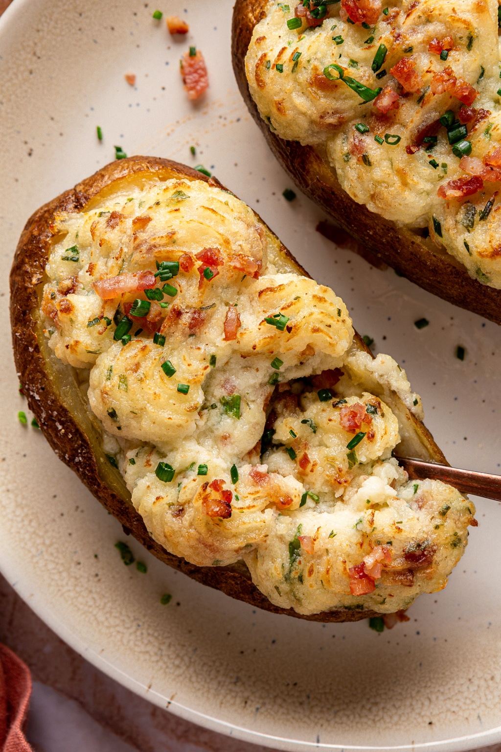 loaded twice baked potatoes