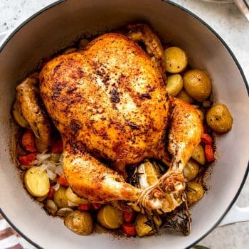 dutch oven roast chicken