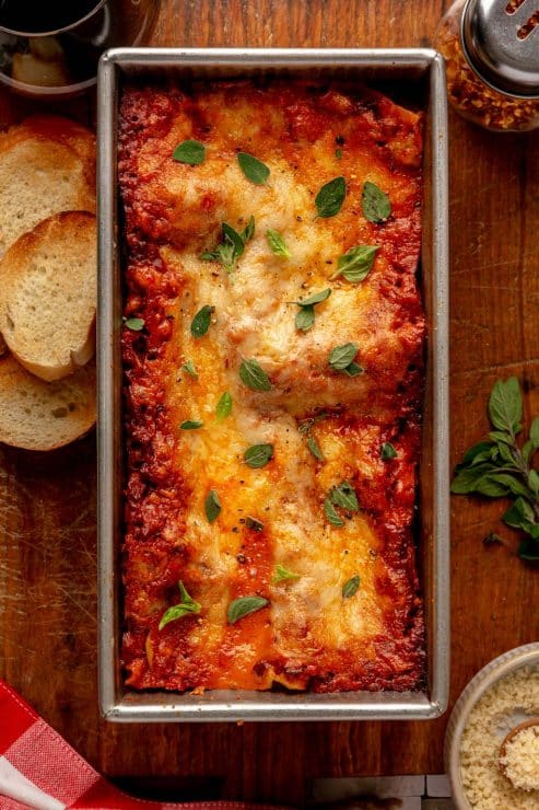 Lasagna for two