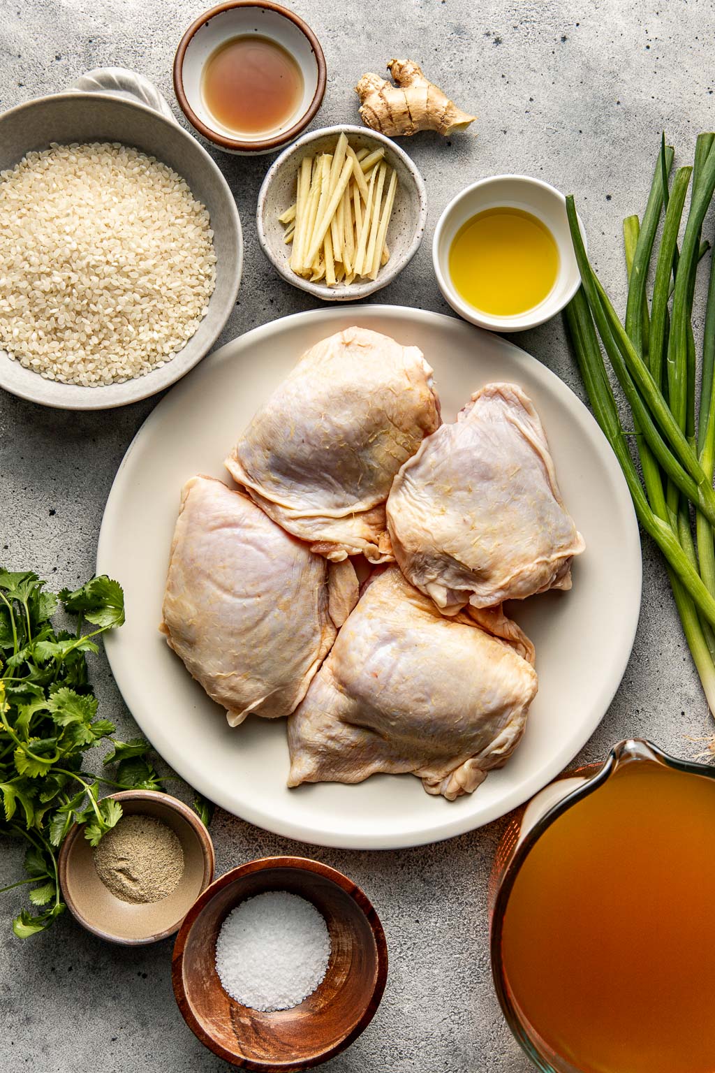 chicken congee ingredients