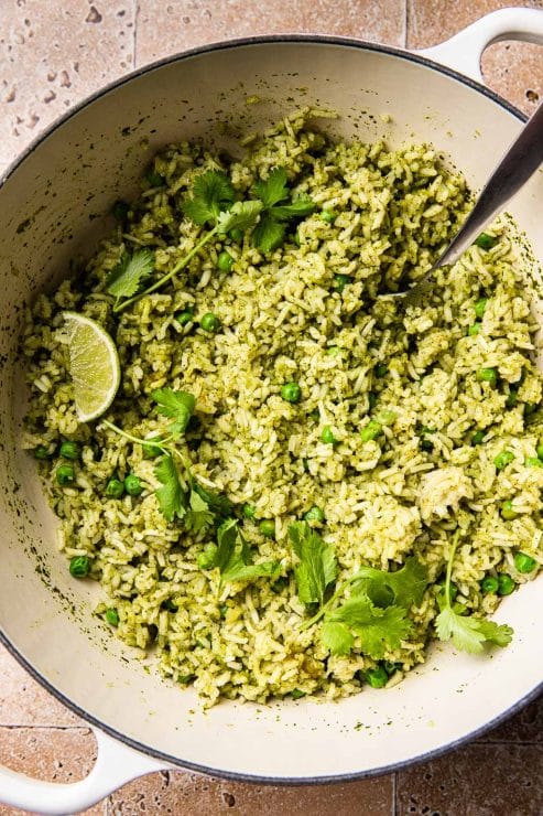 arroz verde