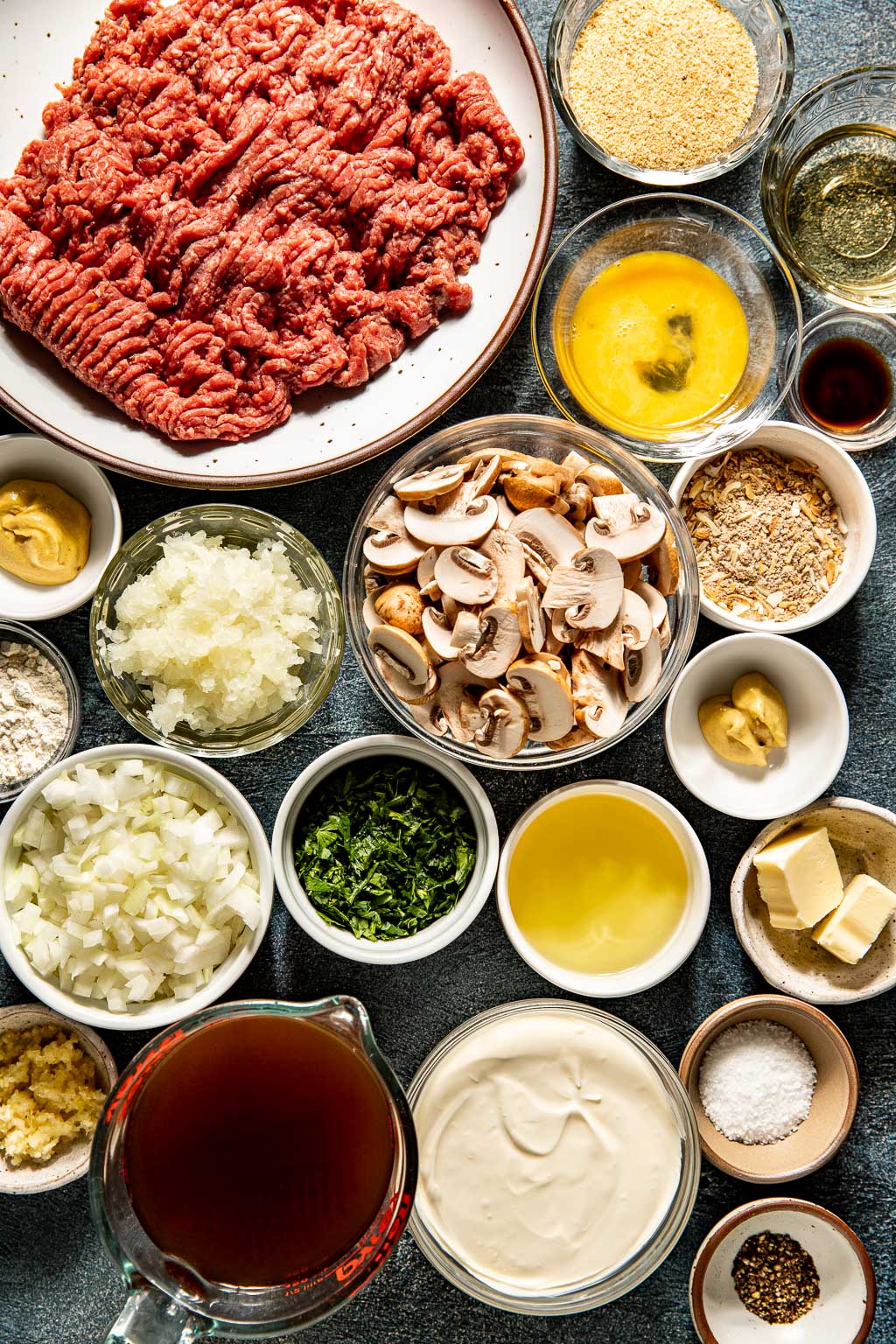 beef stroganoff meatballs ingredients