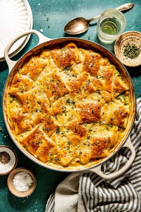 skillet chicken pot pie
