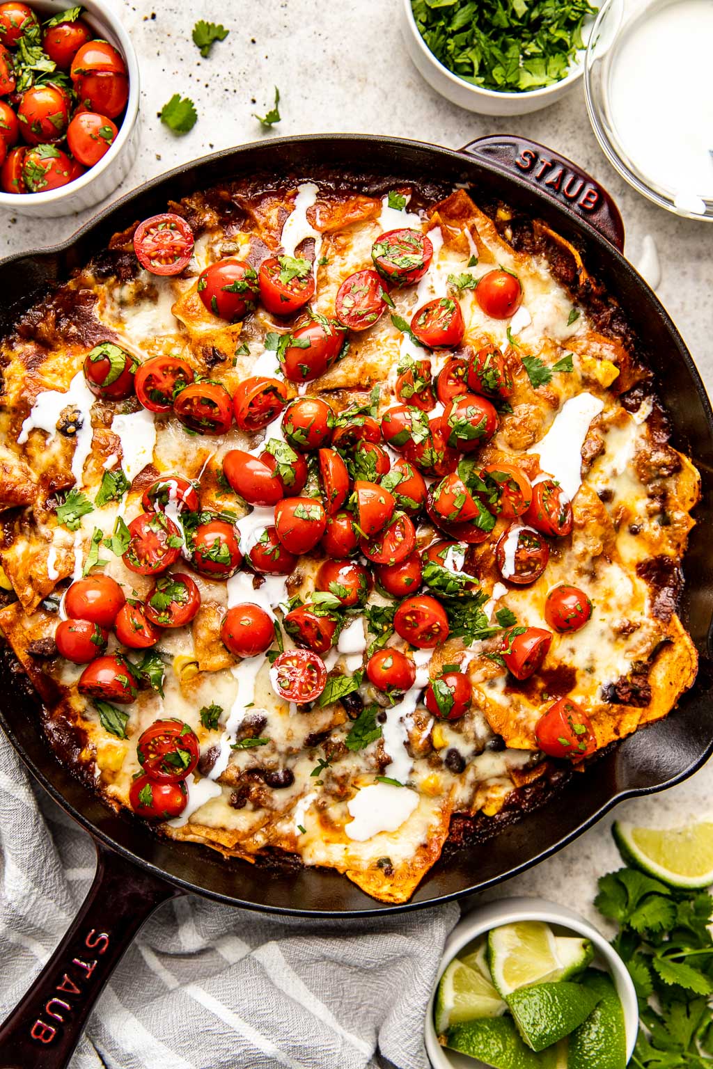 beef enchilada skillet