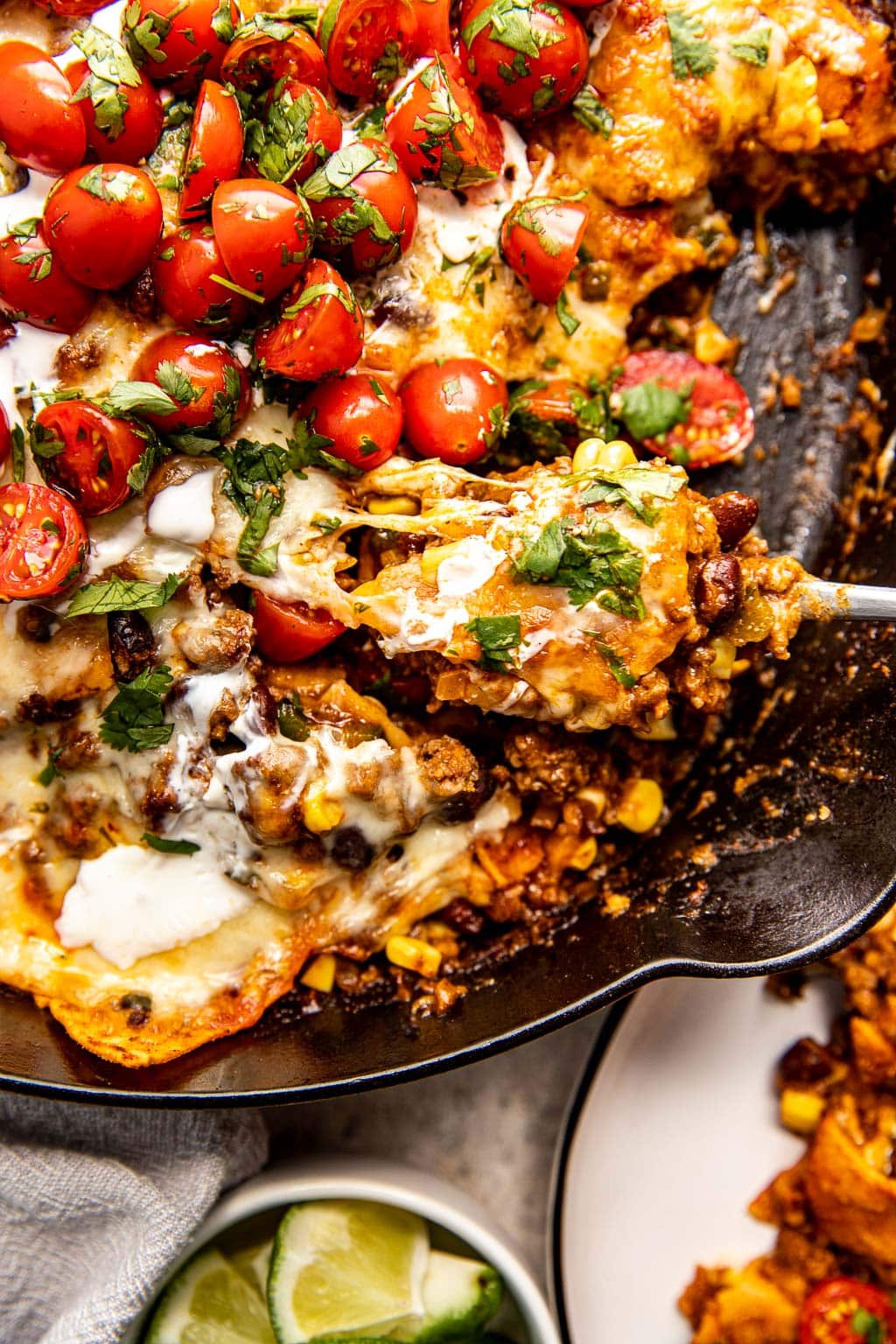 beef enchilada skillet