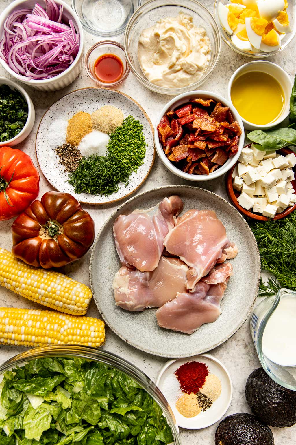 California cobb salad ingredients