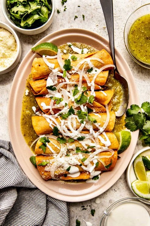 Chicken flautas