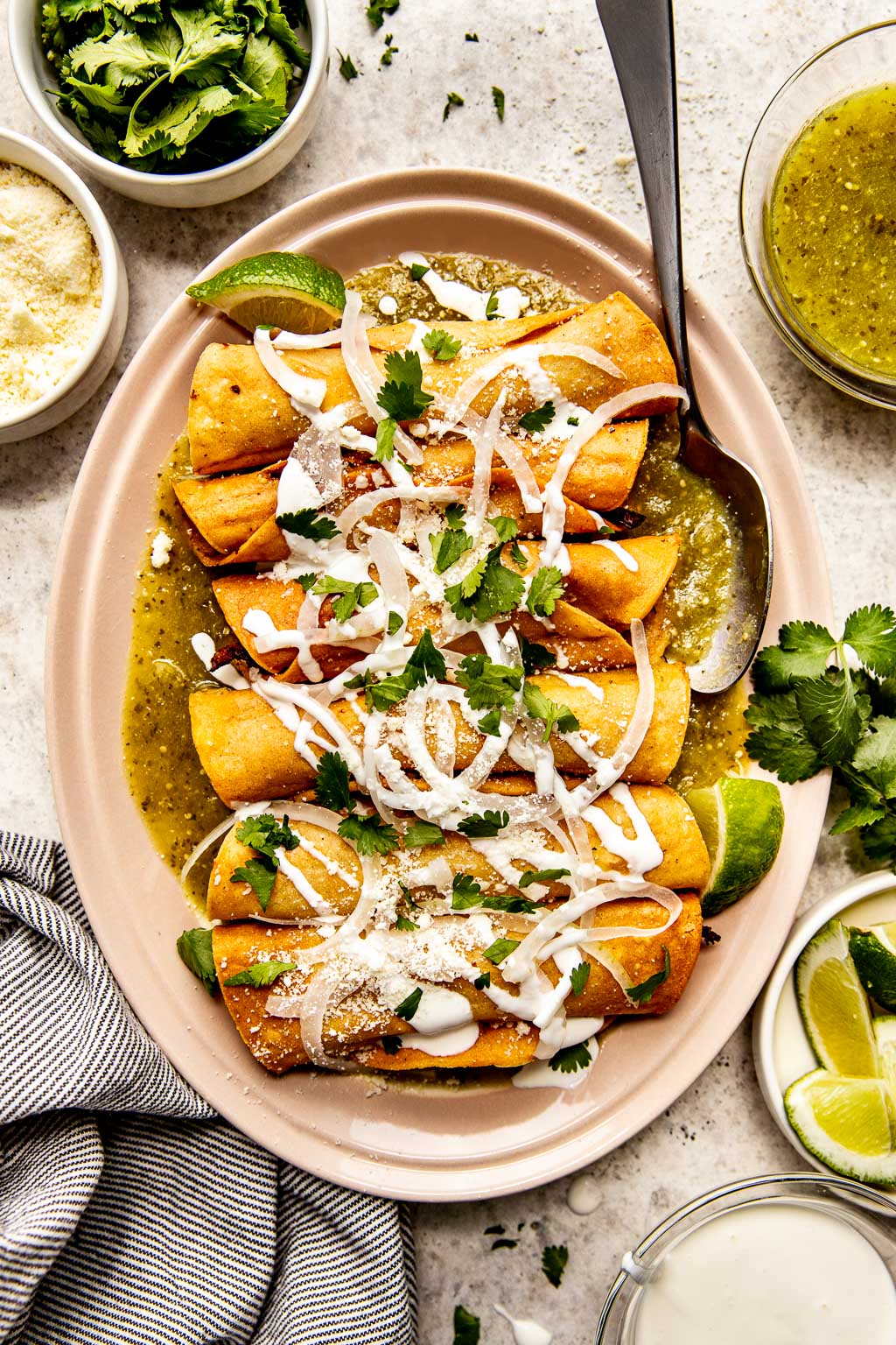 Chicken flautas