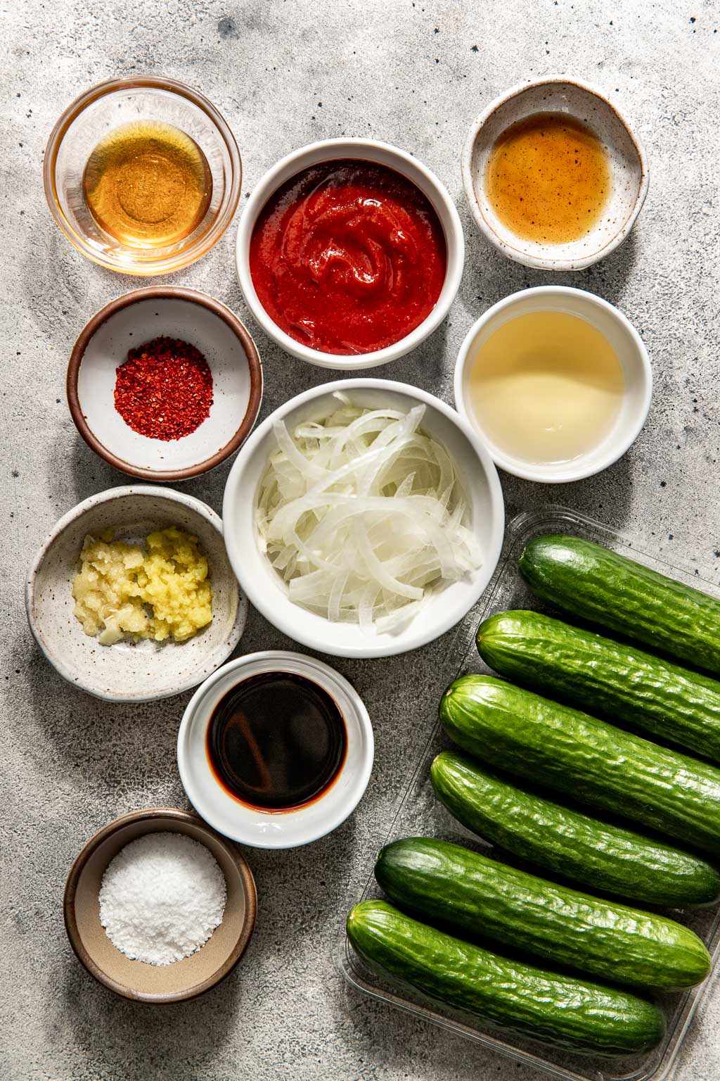 gochujang cucumber salad ingredients