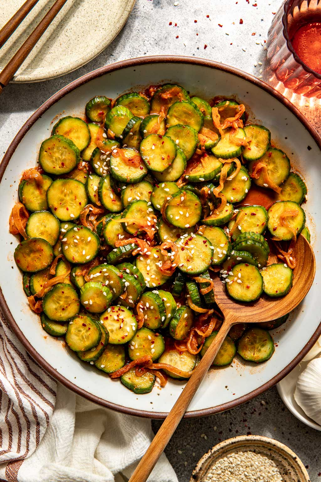 gochujang cucumber salad