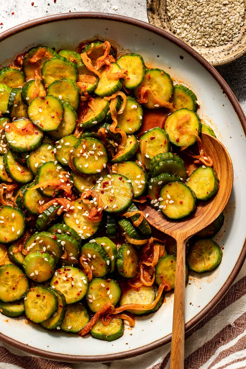 gochujang cucumber salad