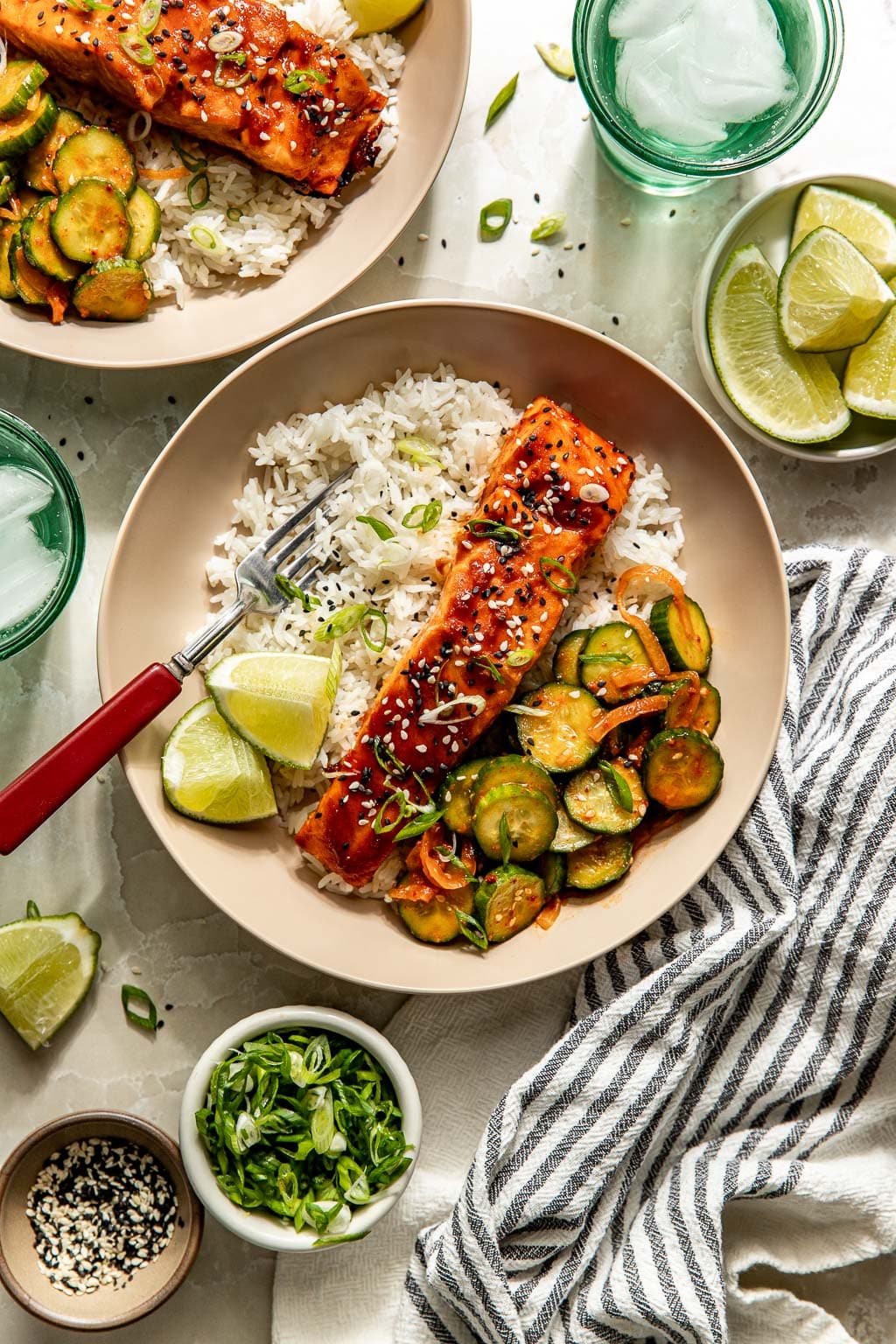 gochujang glazed salmon
