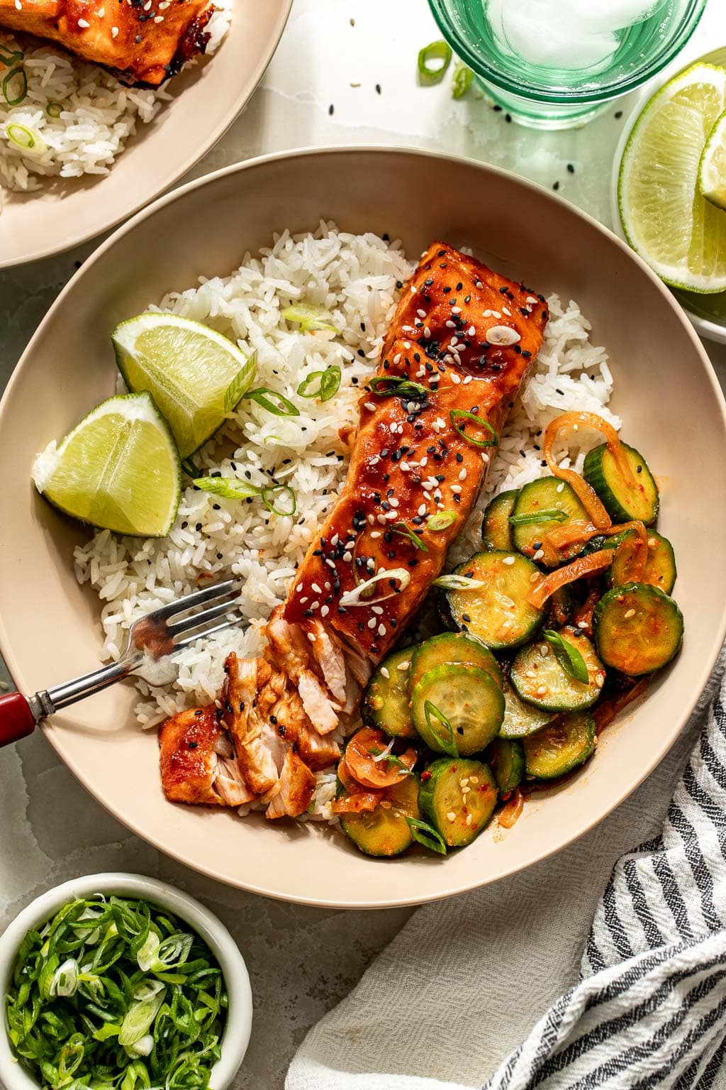 gochujang glazed salmon