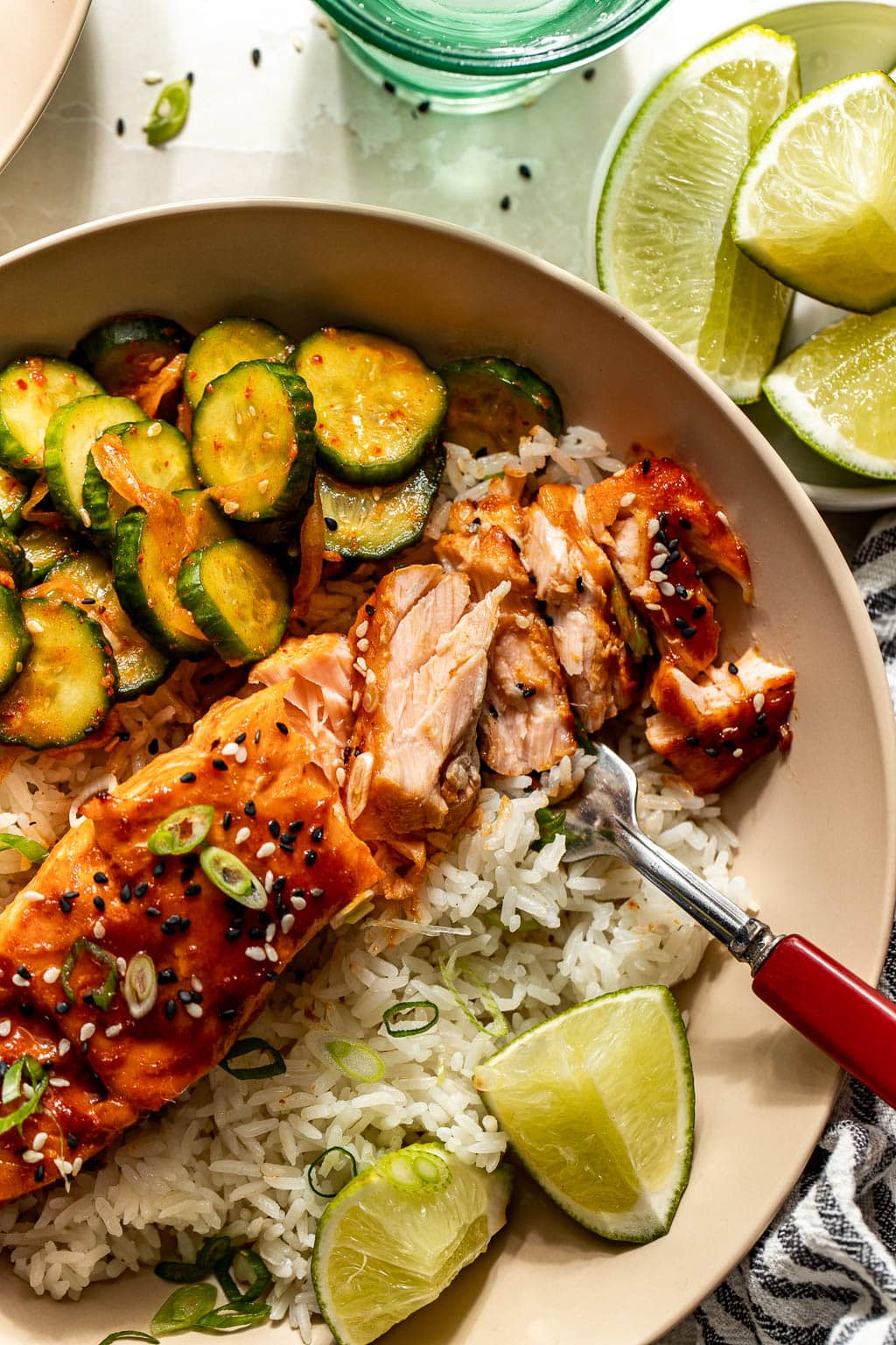 gochujang glazed salmon