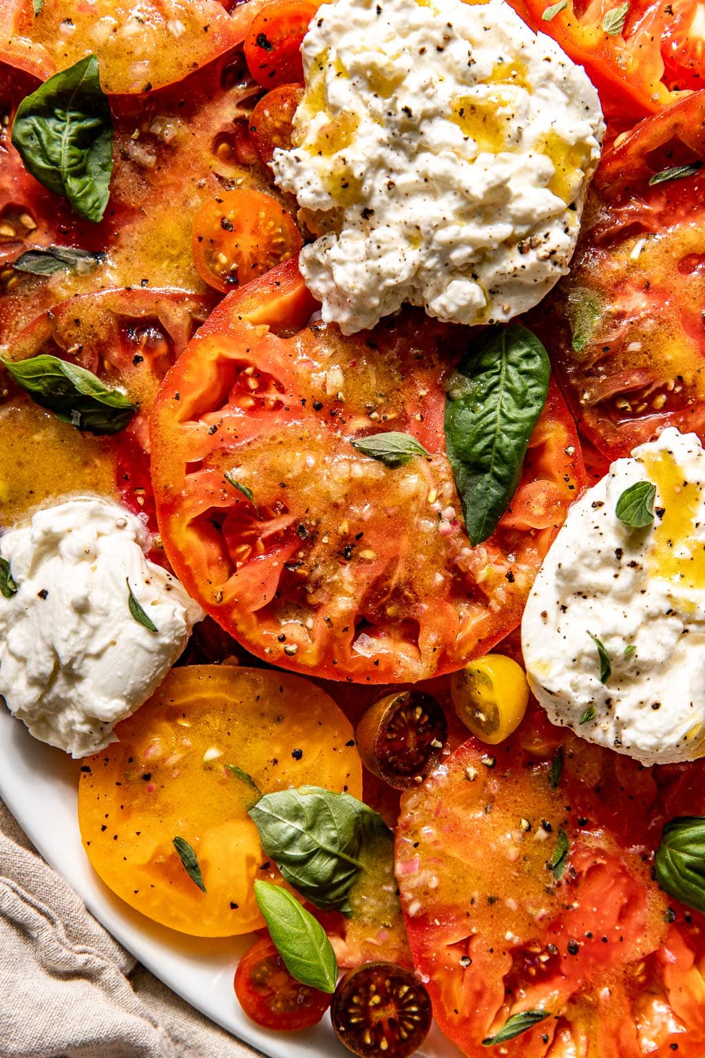 tomato burrata salad