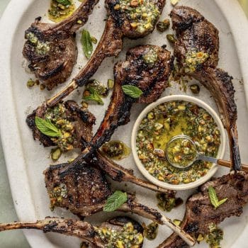Grilled lamb chops