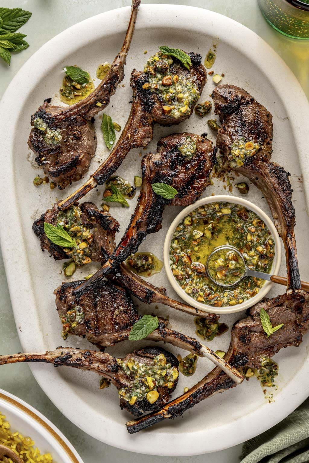 Grilled lamb chops