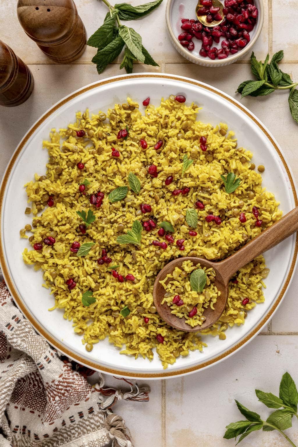 lentil rice pilaf
